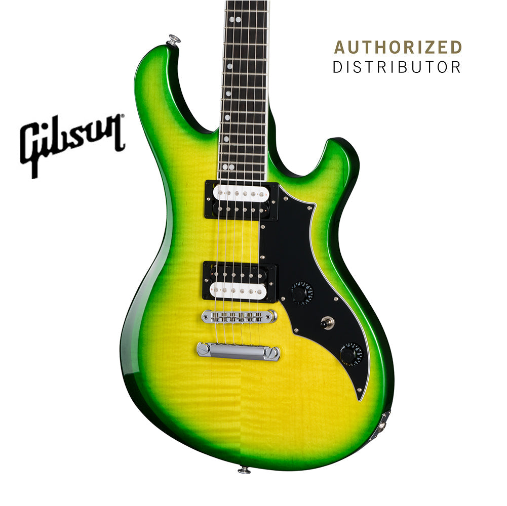 GIBSON VICTORY FIGURED TOP ELECTRIC GUITAR - IGUANA BURST