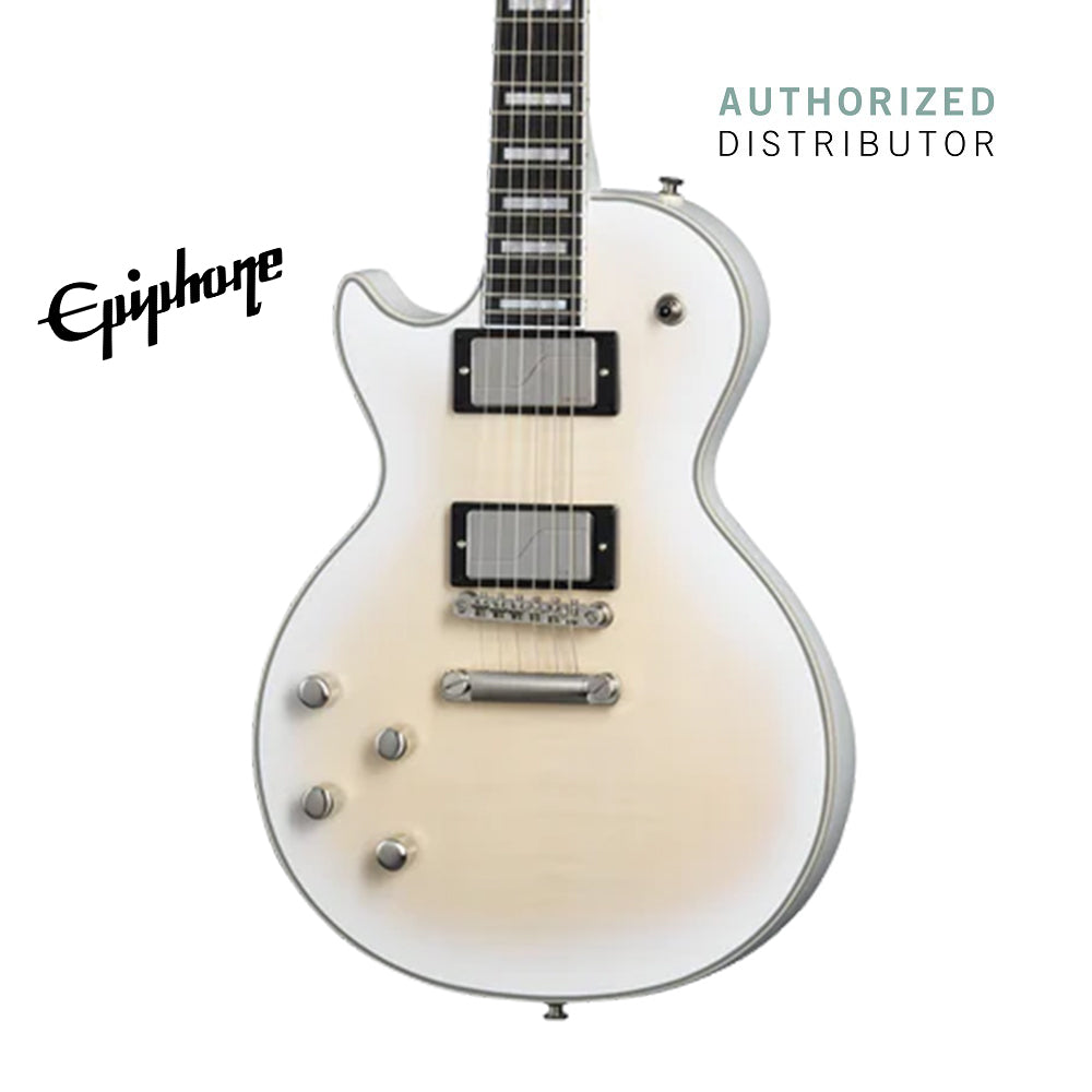 Epiphone Les Paul Prophecy Left-handed Electric Guitar with Premium Gig Bag - Aged White Tiger