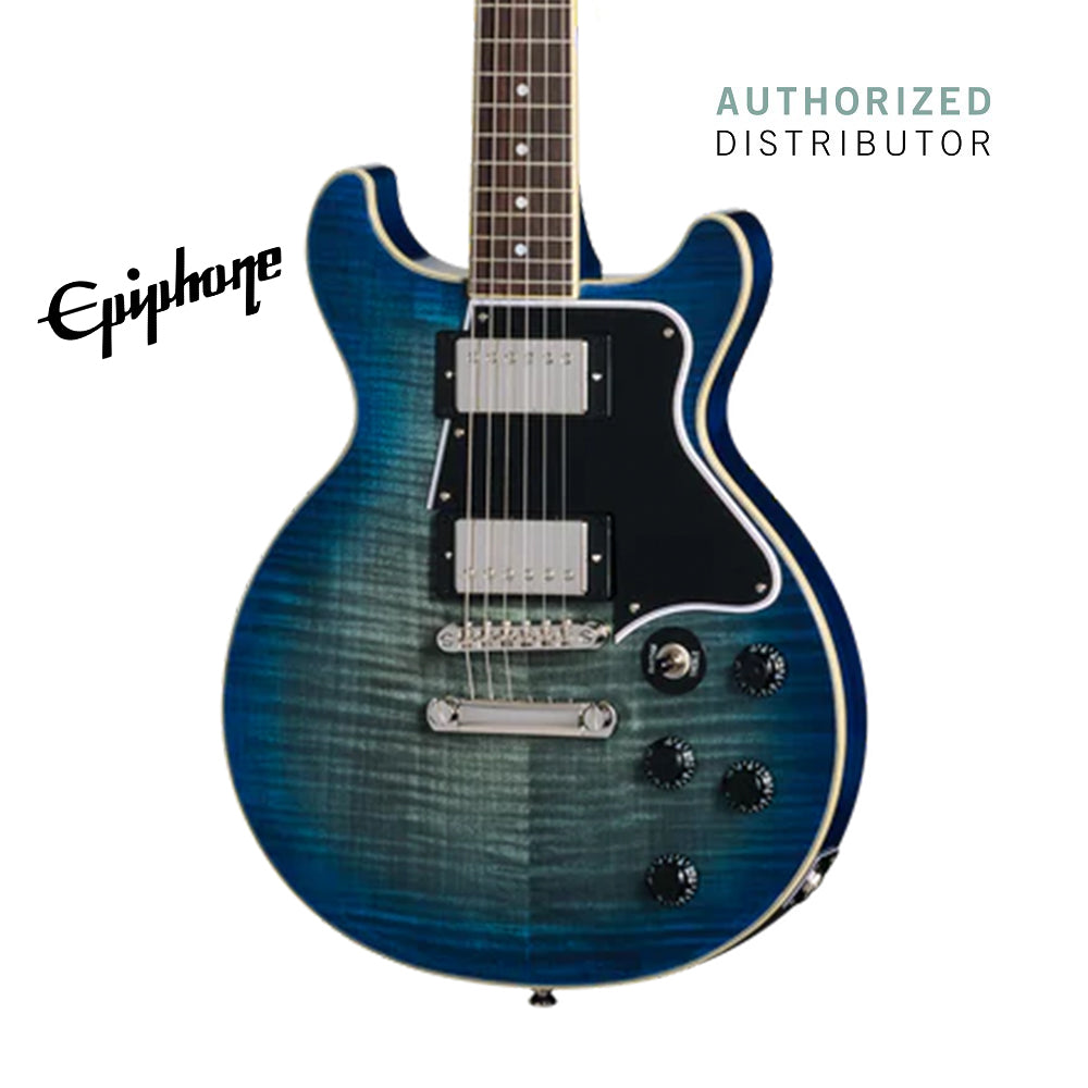 Epiphone Les Paul Special Double Cut Figured Electric Guitar - Ocean Water