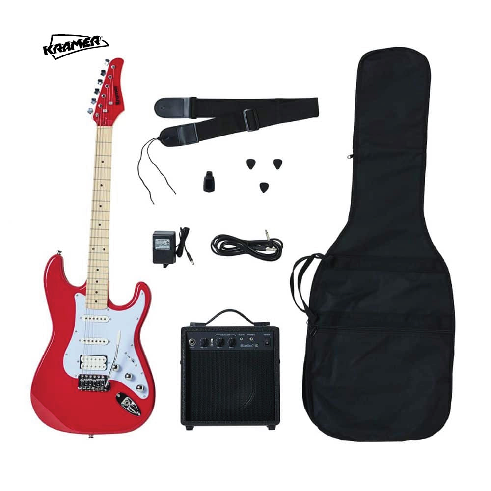 Kramer Focus Electric Guitar Player Pack - Red
