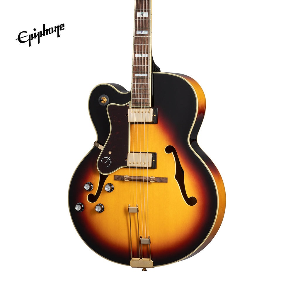 Epiphone Broadway Hollowbody Left-handed Electric Guitar - Vintage Sunburst