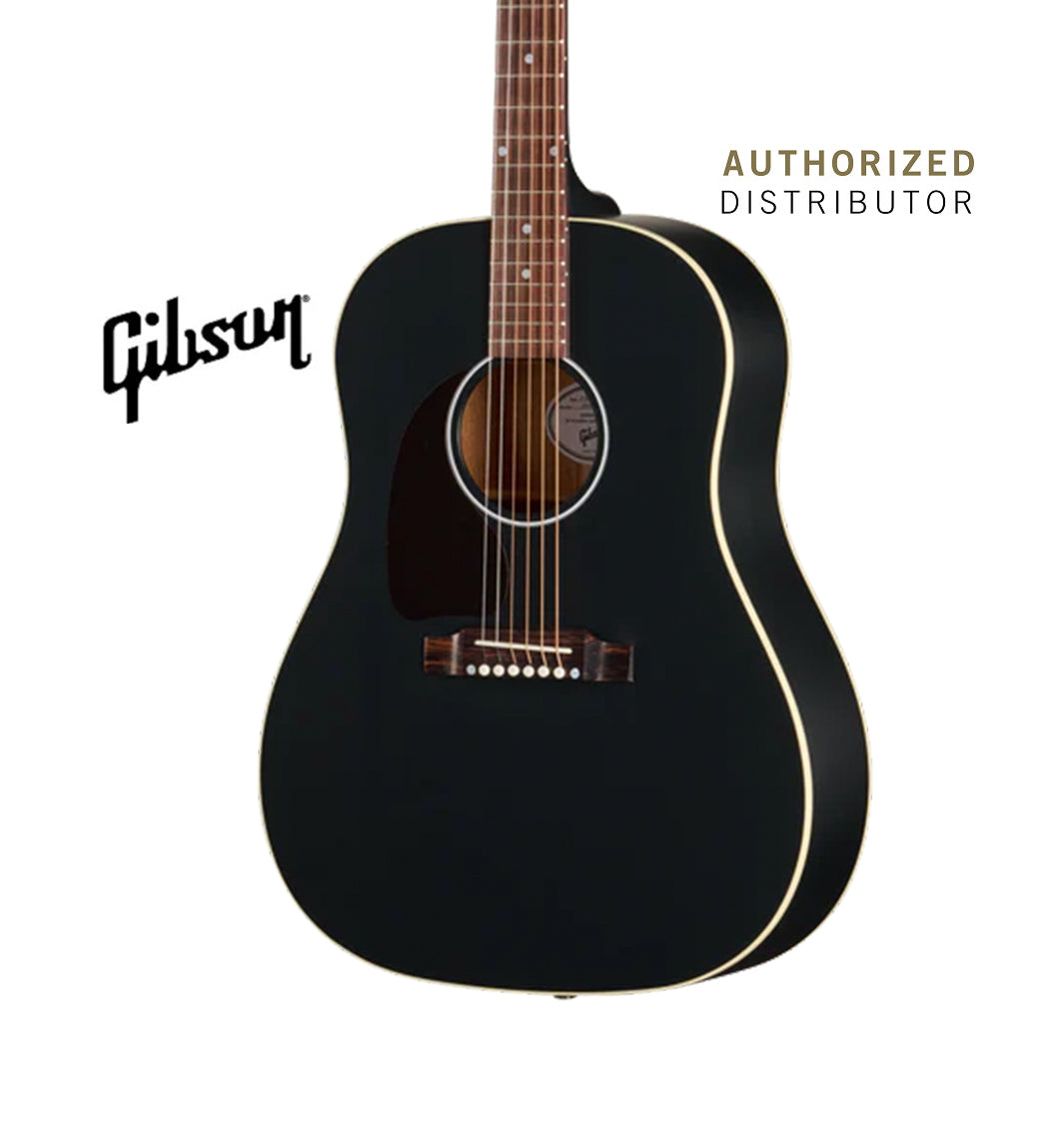 GIBSON ACOUSTIC J-45 SPECIAL LEFT-HANDED ACOUSTIC-ELECTRIC GUITAR - SATIN EBONY