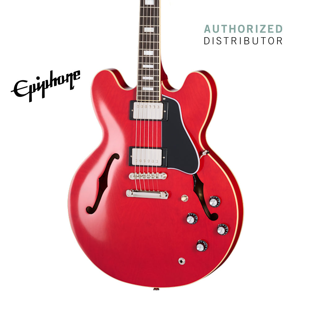 Epiphone 1962 Gibson ES-335 Reissue '60s Cherry Semi-hollow Electric Guitar - Sixties Cherry