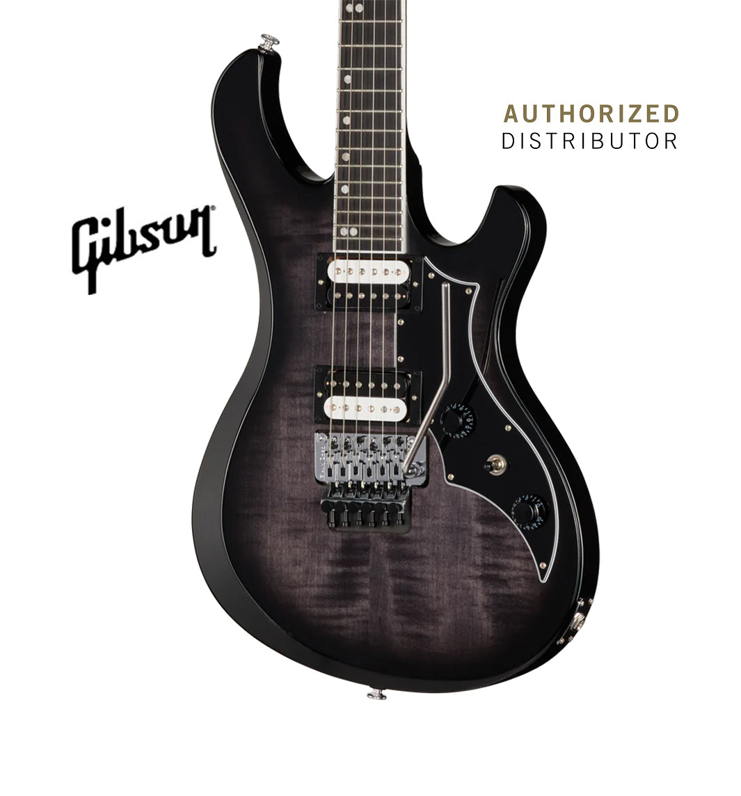 GIBSON VICTORY FLOYD ROSE ELECTRIC GUITAR - TRANSLUCENT EBONY BURST