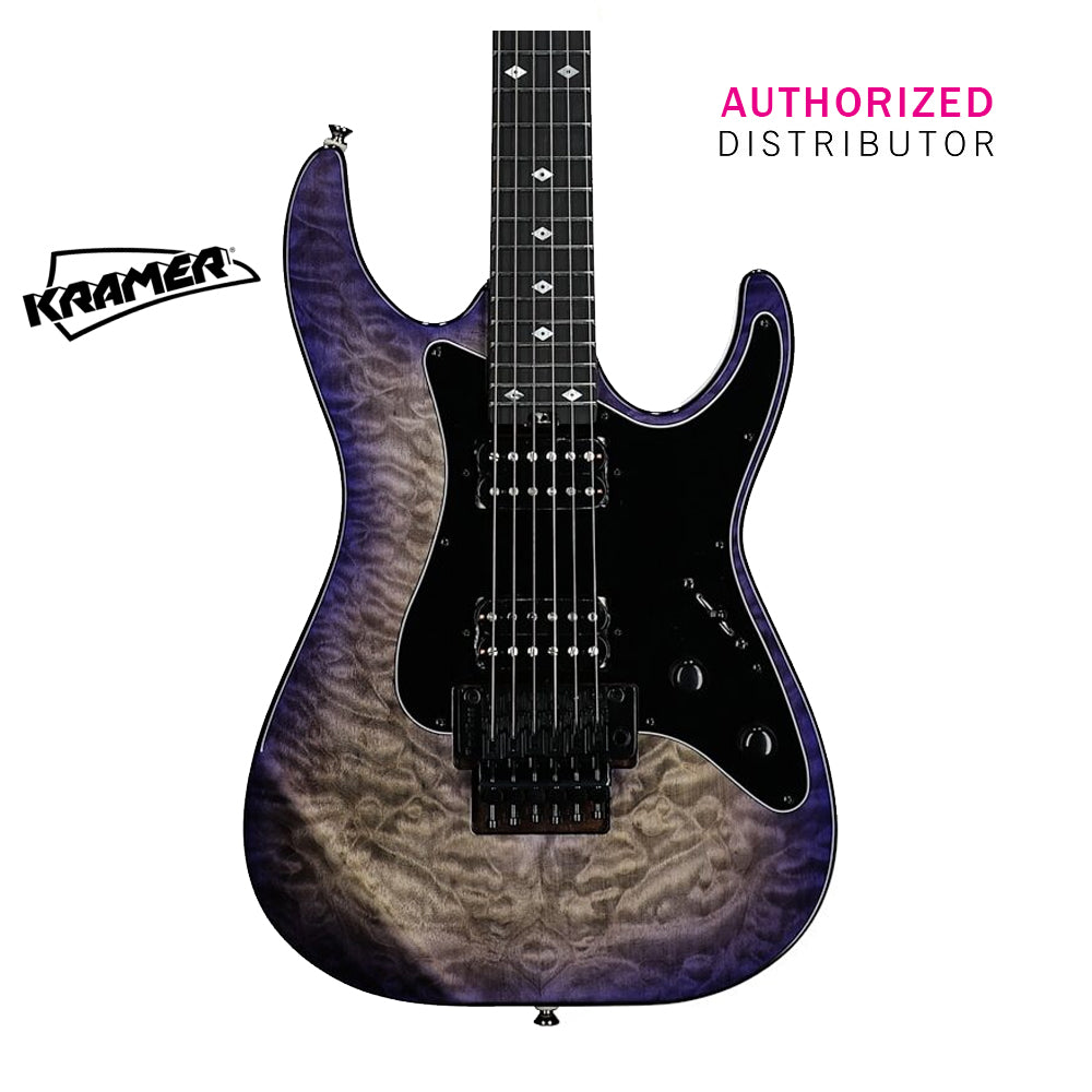 Kramer Volante Quilt HHFR Electric Guitar with Premium Bag - Ultraviolet Burst