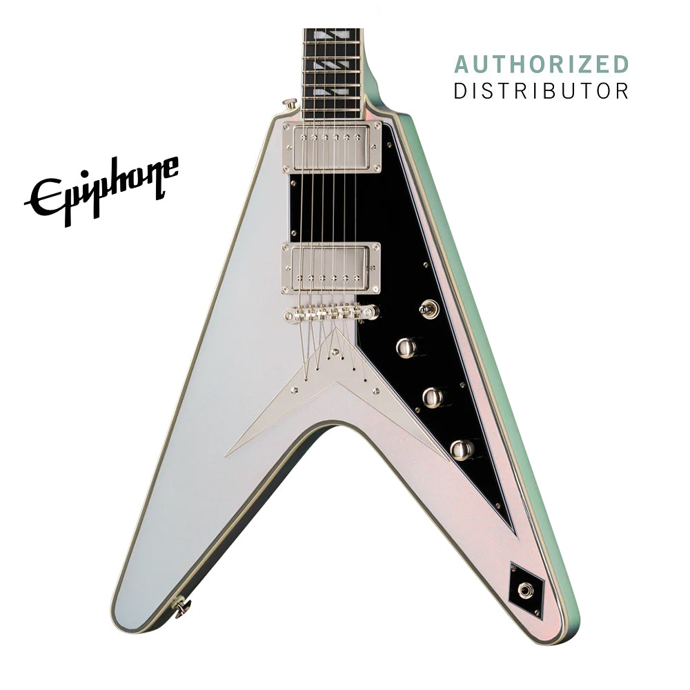 Epiphone Futura Flying V Custom Electric Guitar - Quicksilver Shift