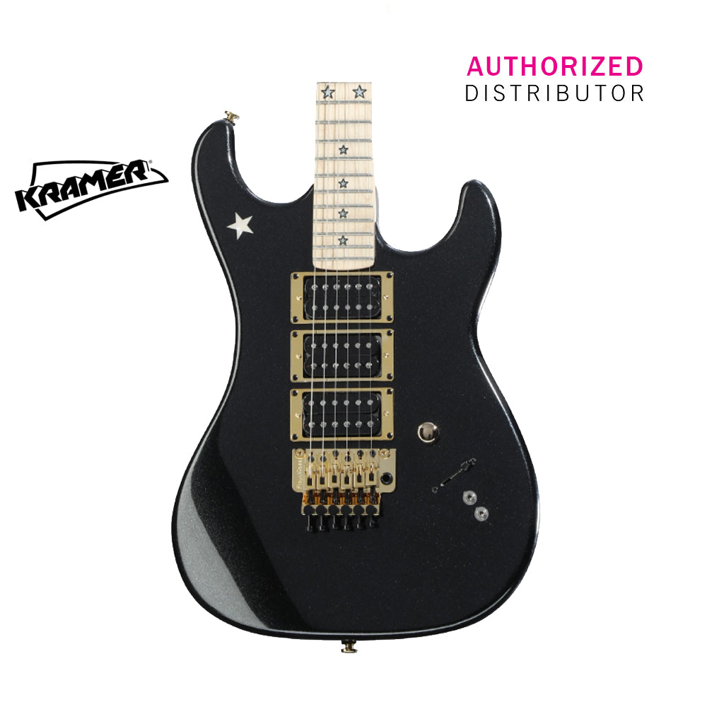 Kramer Jersey Star Electric Guitar with Premium Bag - Black Pearl
