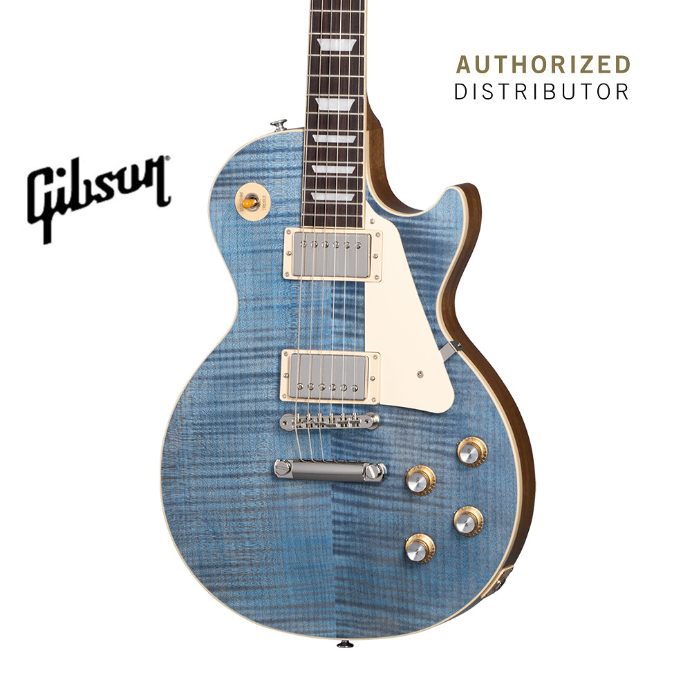 GIBSON LES PAUL STANDARD 60S FIGURED TOP ELECTRIC GUITAR - OCEAN BLUE