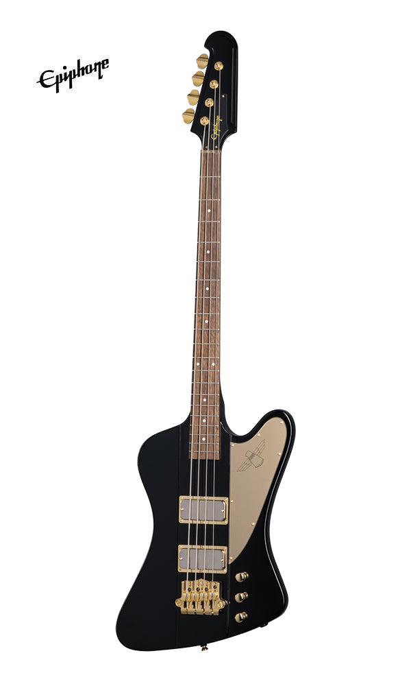 Epiphone Rex Brown Signature Thunderbird Electric Bass Guitar - Ebony