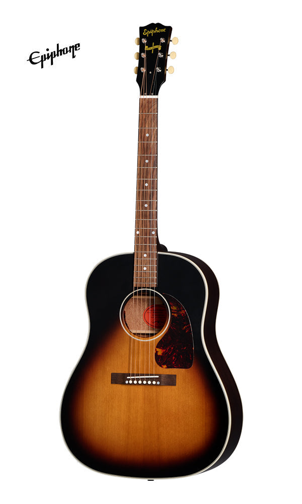 (Epiphone Inspired by Gibson Custom) Epiphone 1942 Banner J-45 Acoustic-Electric Guitar - Vintage Sunburst