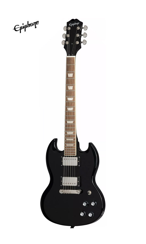 Epiphone Power Players SG Electric Guitar - Dark Matter Ebony (Gig Bag