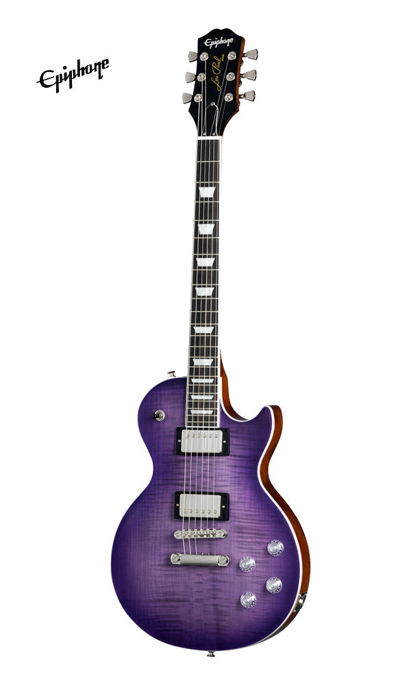 【11184】Epiphone by Gibson Les Paul Epiphone Les Paul Modern Figured Electric Guitar - Purple Burst