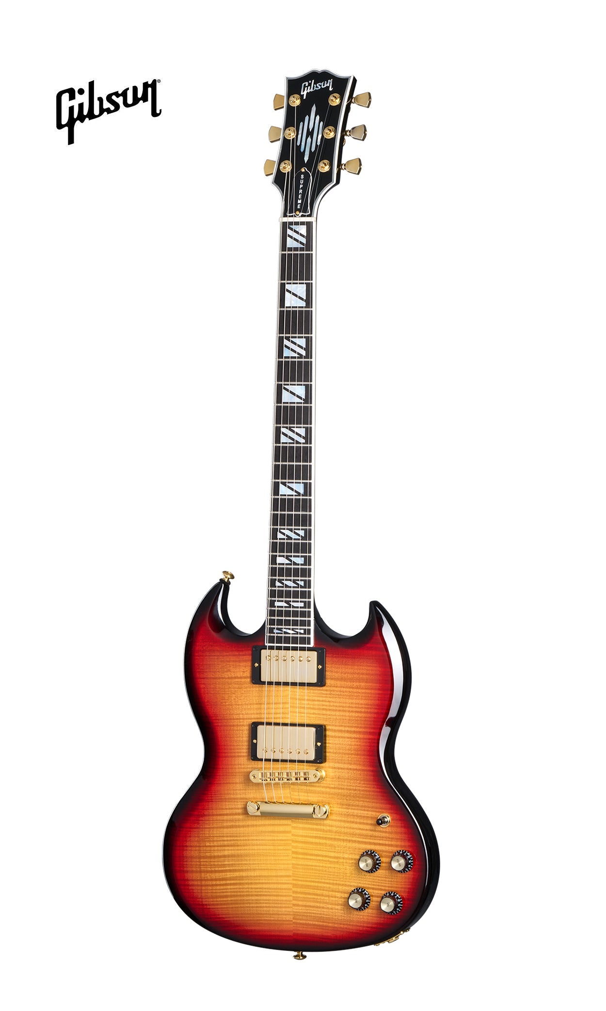 GIBSON SG SUPREME ELECTRIC GUITAR - FIREBURST