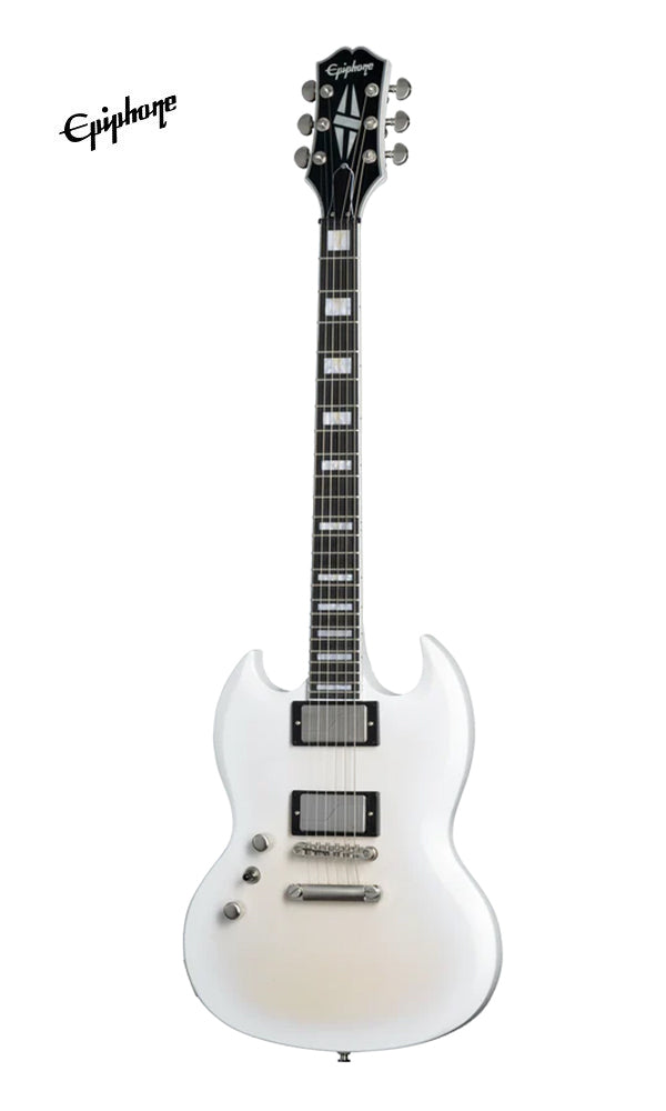 Epiphone SG Prophecy Left-handed Electric Guitar with Premium Gig Bag - Aged White Tiger