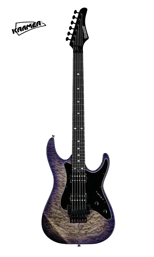 Kramer Volante Quilt HHFR Electric Guitar with Premium Bag - Ultraviolet Burst