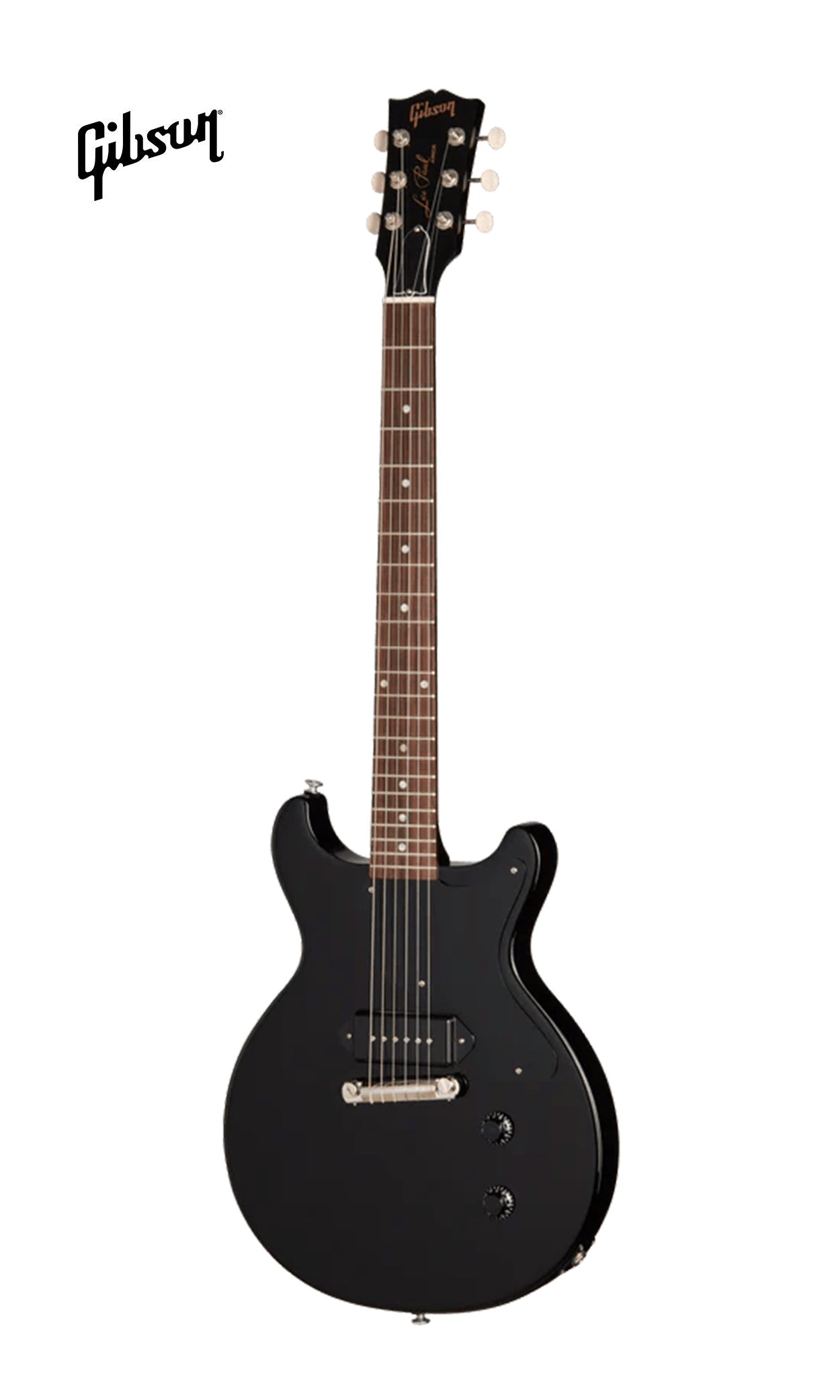 GIBSON LES PAUL JUNIOR DOUBLE CUT ELECTRIC GUITAR - EBONY