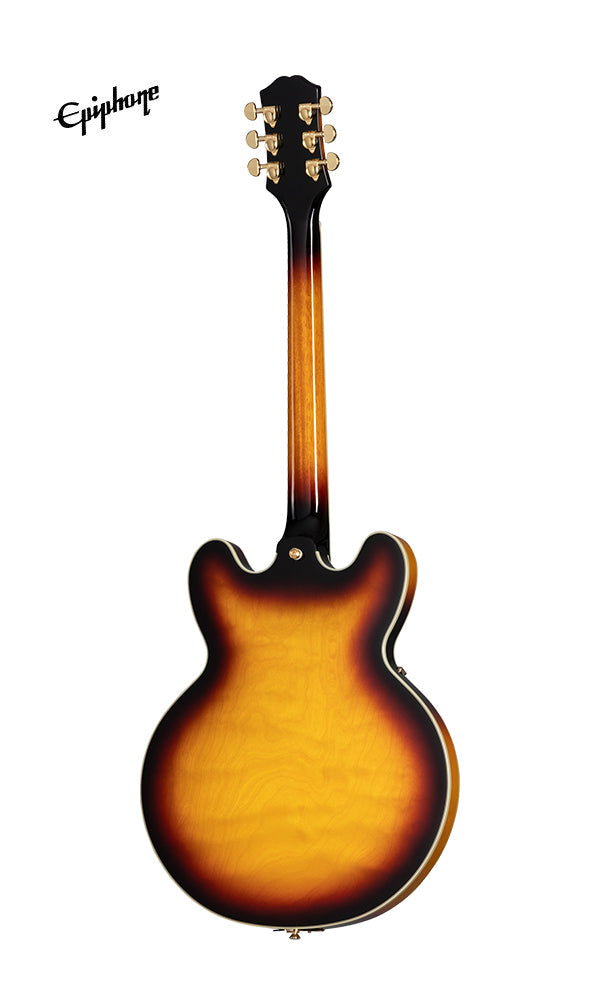 Epiphone Sheraton Frequensator Semi-hollowbody Left-handed Electric Guitar - Vintage Sunburst
