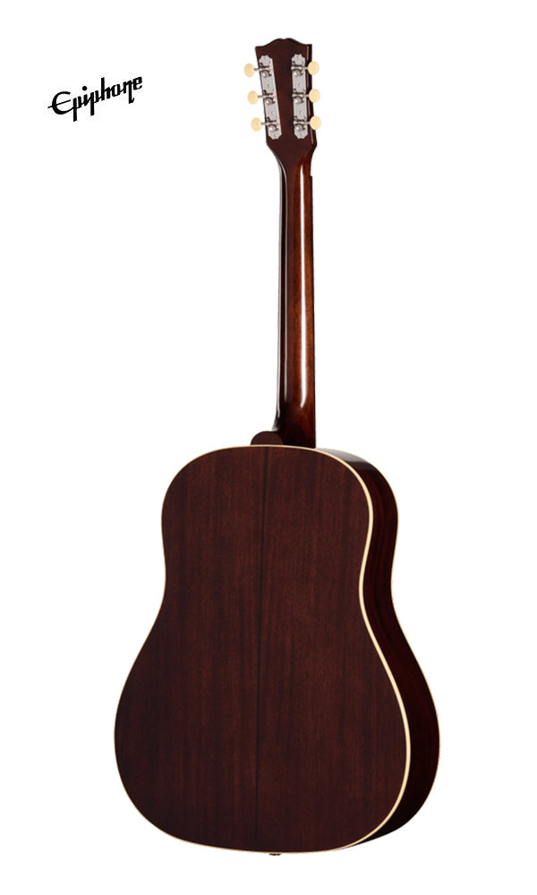 Epiphone 1942 Banner J-45 Reissue Left-handed Acoustic-Electric Guitar - Vintage Sunburst