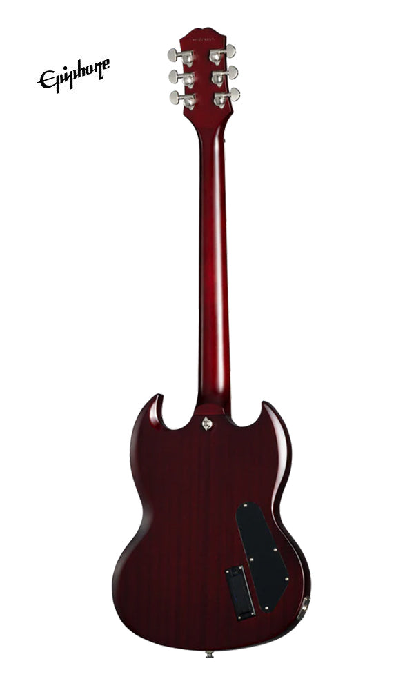 Epiphone SG Prophecy Left-handed Electric Guitar with Premium Gig Bag - Aged Bengal Tiger