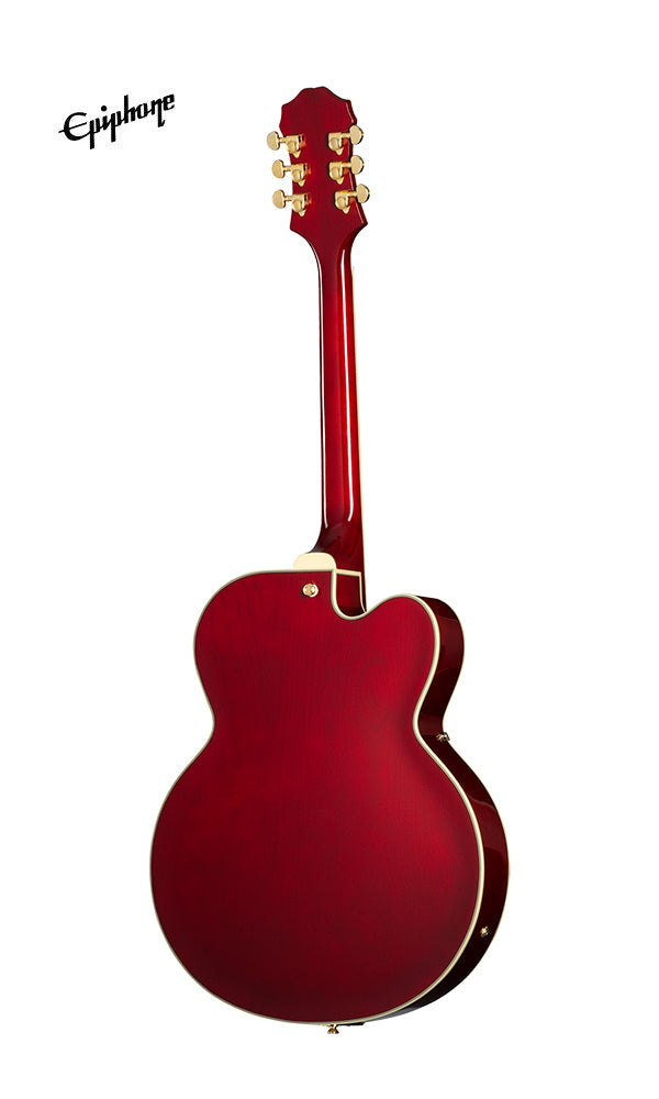 Epiphone Broadway Hollowbody Left-handed Electric Guitar - Wine Red