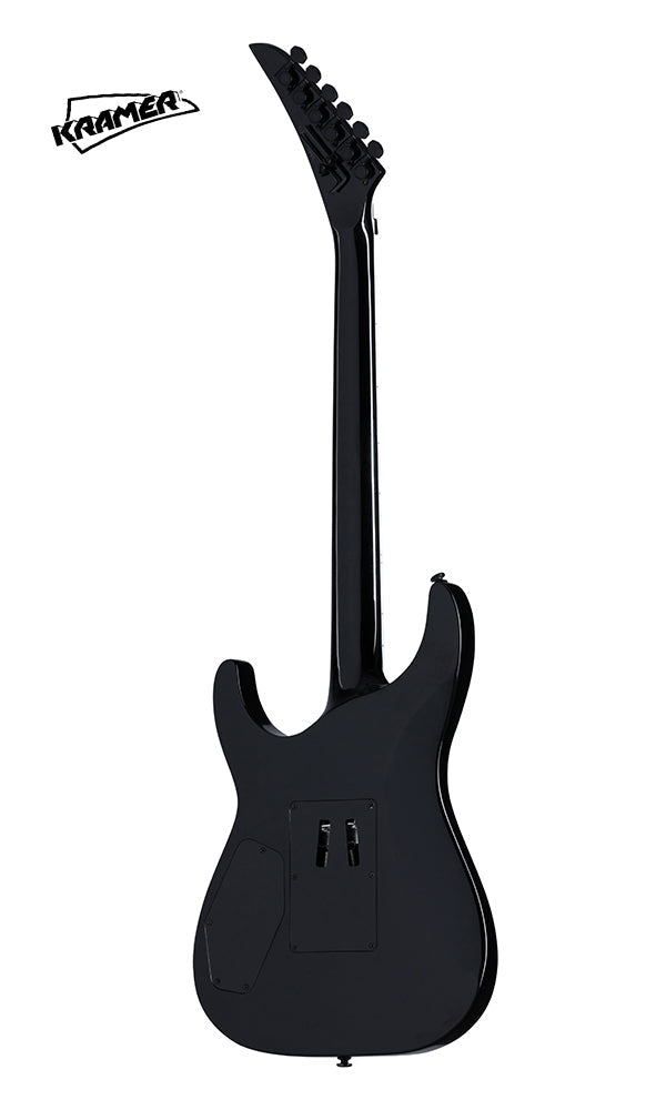 Kramer SM-1 Figured Left-handed Electric Guitar - Caribbean Blue Perimeter