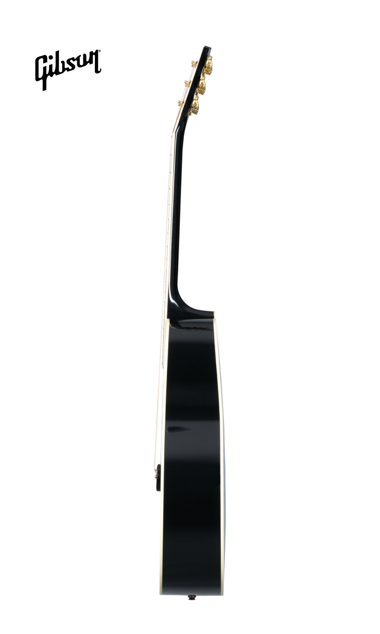 GIBSON SJ-200 CUSTOM ACOUSTIC-ELECTRIC GUITAR - EBONY (SJ200)