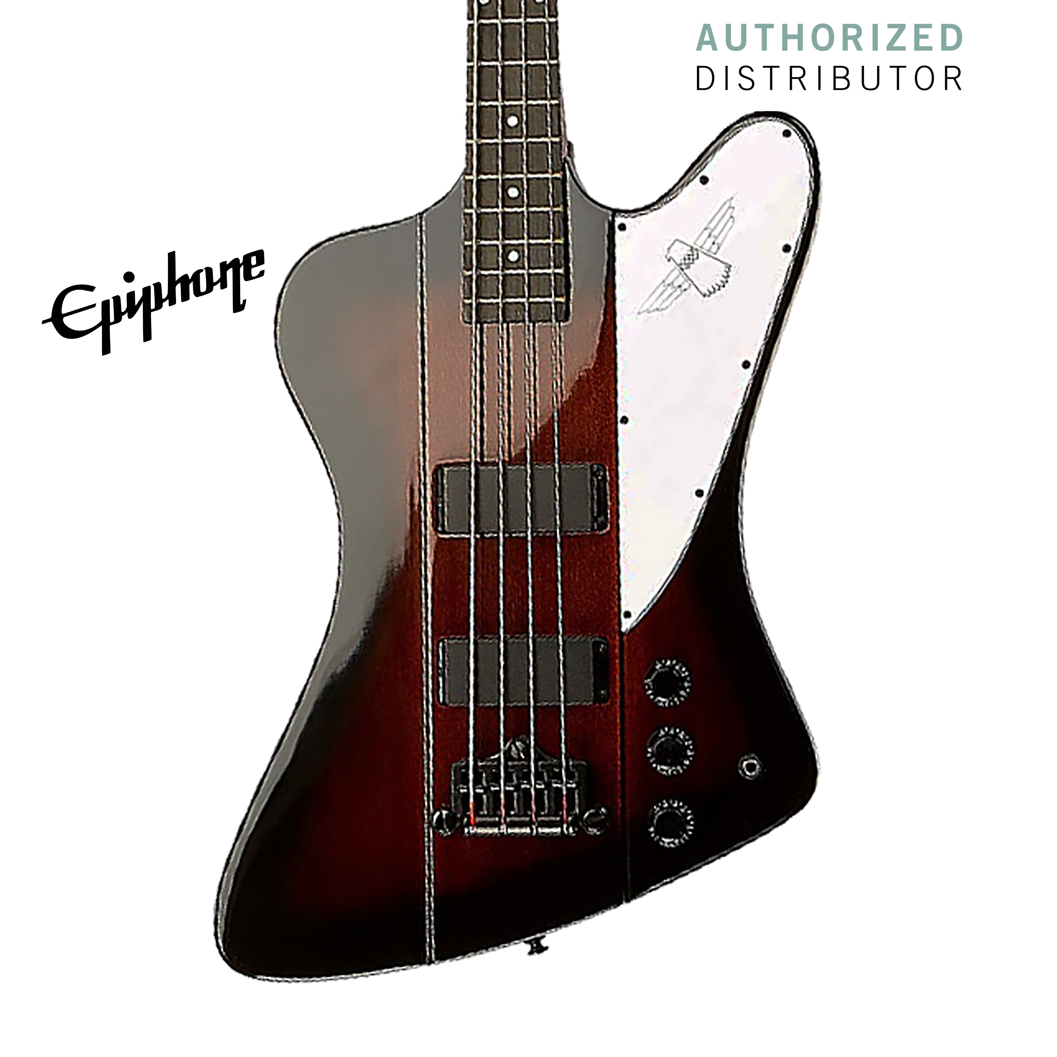 ベース Epiphone Thunderbird Epiphone Thunderbird E1 Bass Guitar - Vintage Sunburst