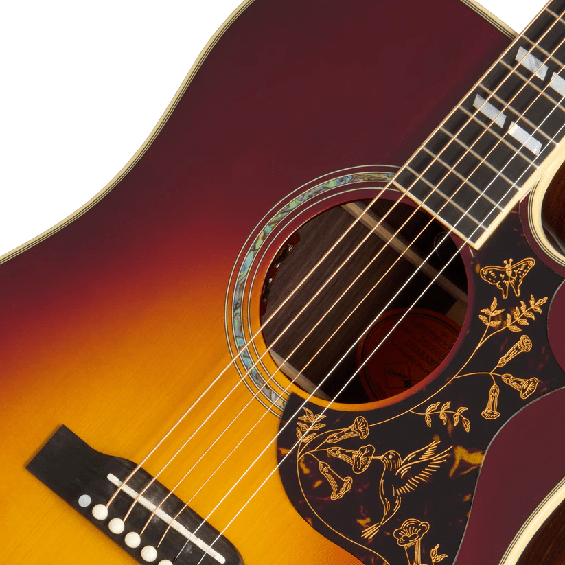 Epiphone Hummingbird Deluxe EC Acoustic-Electric Guitar - Autumn Burst