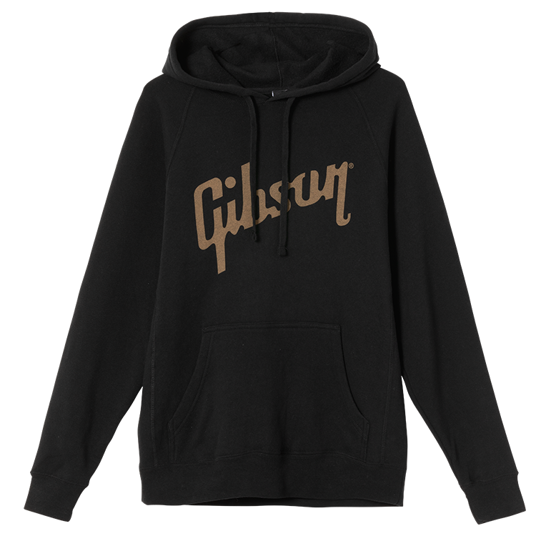 GIBSON ACCESSORIES LOGO HOODIE - BLACK (GA-LC-HDPOLG)