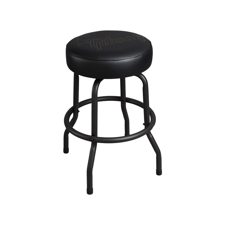 GIBSON ACCESSORIES PREMIUM PLAYING STOOL, STAR LOGO, SHORT (GA-STOOL4)