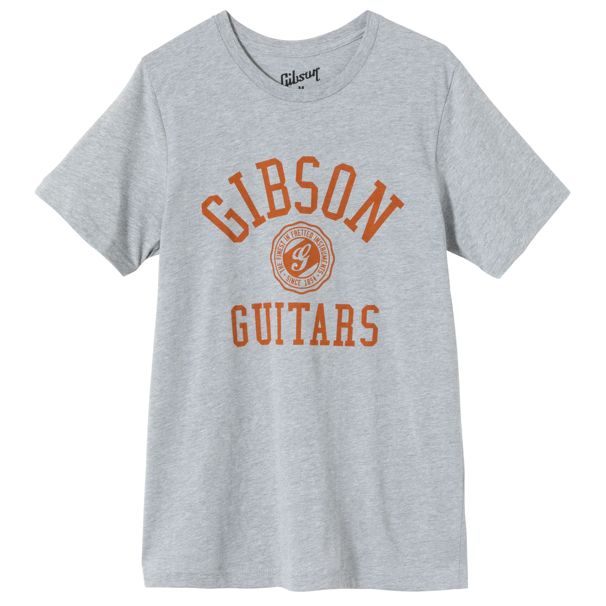 GIBSON ACCESSORIES COLLEGIATE T-SHIRT - HEATHER GRAY (GA-TEE-COLG-GRY)