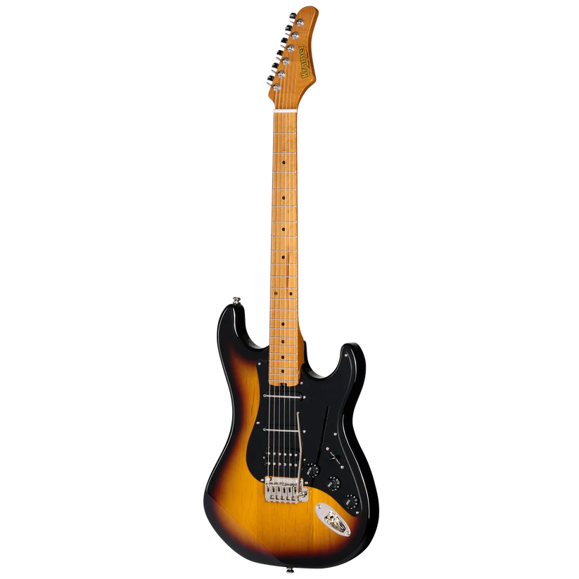 Kramer Pacer Deluxe GT Electric Guitar with Premium Gig Bag - Triburst