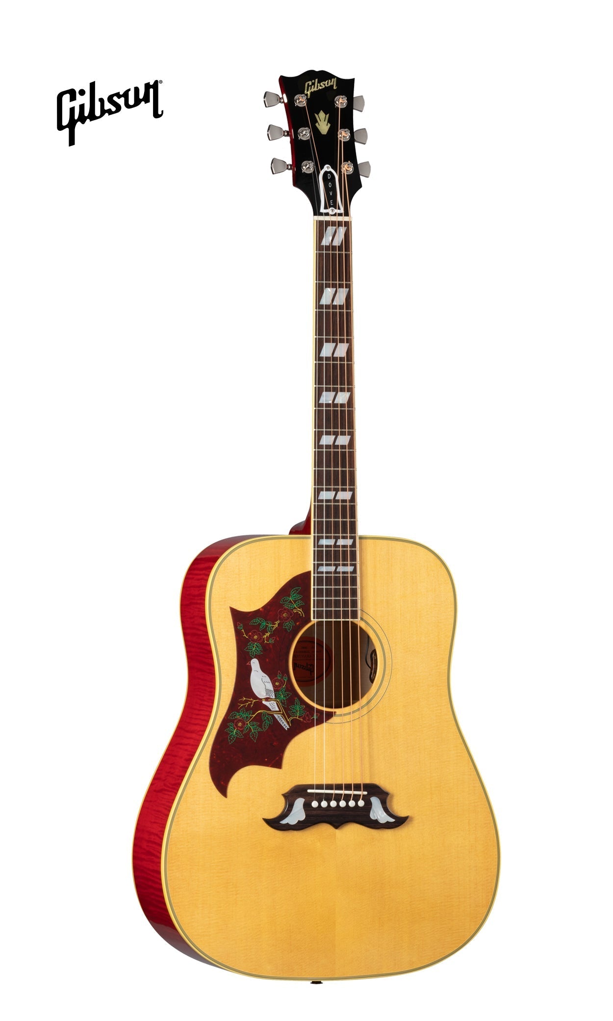 GIBSON DOVE ORIGINAL LEFT-HANDED ACOUSTIC-ELECTRIC GUITAR - ANTIQUE NATURAL
