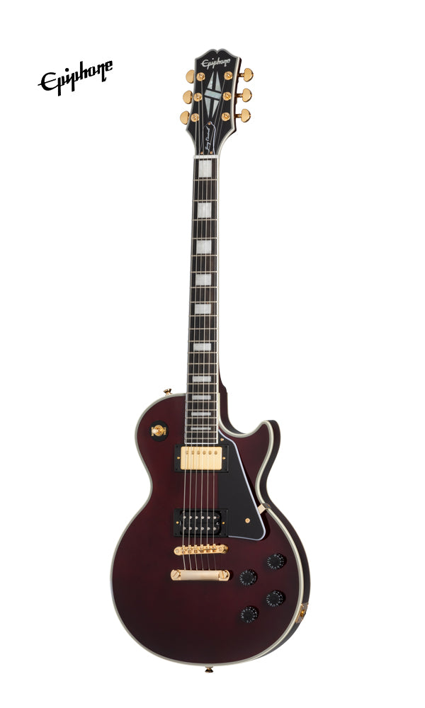Epiphone Jerry Cantrell "Wino" Les Paul Custom Electric Guitar, Case Included - Wine Red