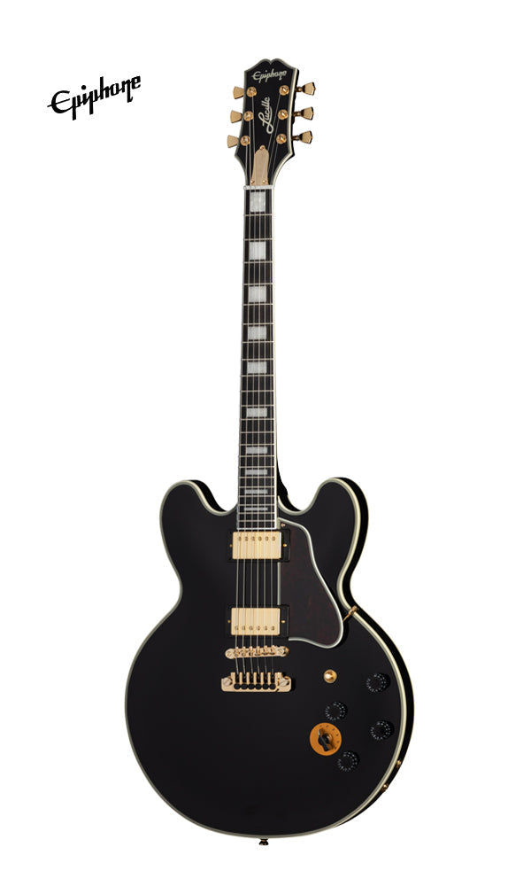 Epiphone B.B. King Lucille Semi-Hollowbody Electric Guitar, Case Included - Ebony