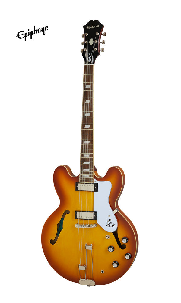 ギター epiphone riviera YEC Epiphone Riviera Semi-Hollowbody Electric Guitar - Royal Tan