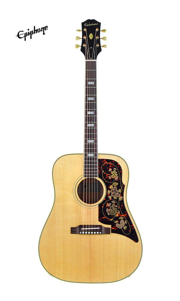 Epiphone USA Frontier Acoustic-Electric Guitar, Case Included - Antique Natural [Made in USA]
