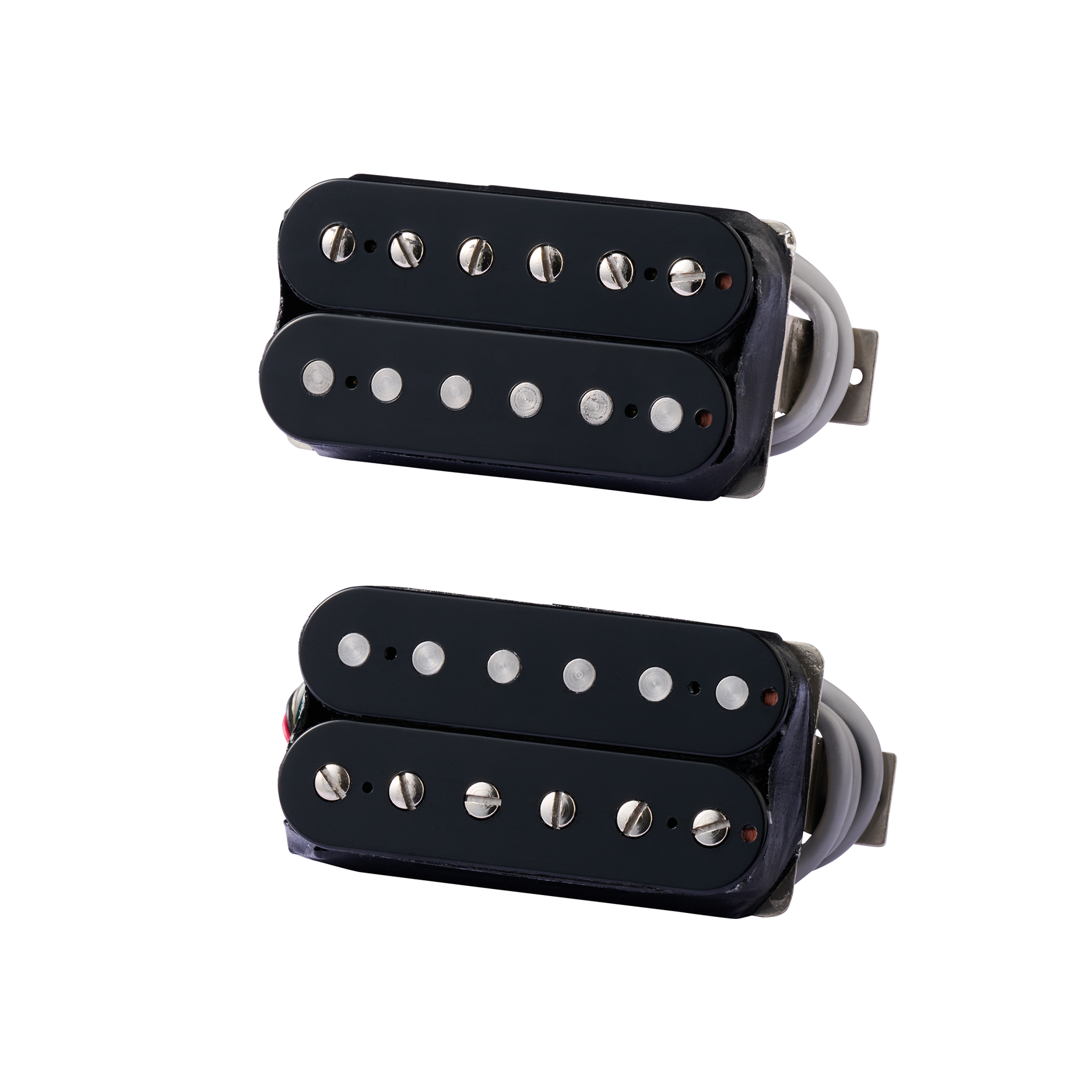 GIBSON ACCESSORIES 496R/500T HOT/SUPER CERAMIC HUMBUCKER SET - DOUBLE BLACK