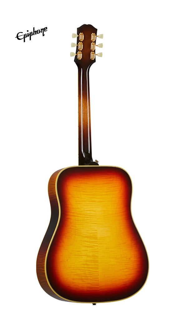 Epiphone USA Frontier Left-Handed Acoustic-Electric Guitar, Case Included - Frontier Burst [Made in USA]