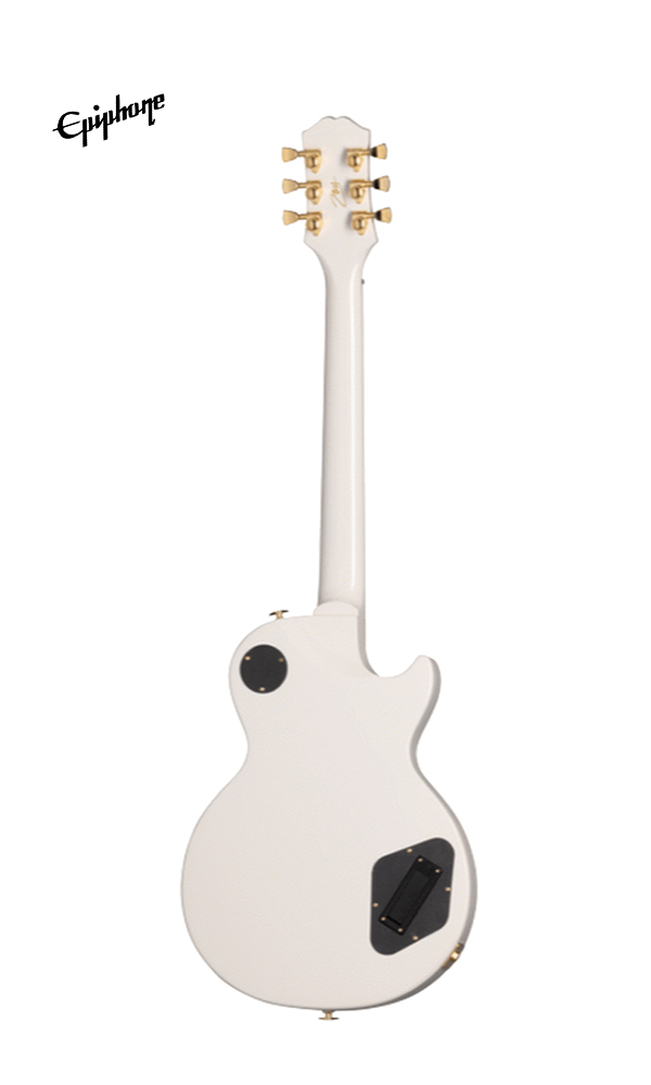 Epiphone Matt Heafy Les Paul Custom Origins Left-Handed Electric Guitar, Case Included - Bone White
