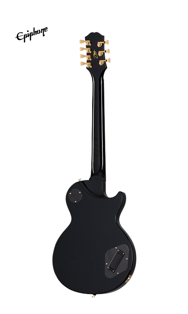 Epiphone Matt Heafy Les Paul Custom Origins 7-String Left-Handed Electric Guitar, Case Included - Ebony