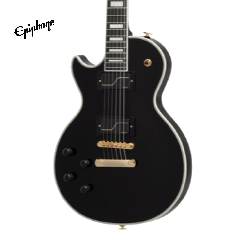 Epiphone Matt Heafy Les Paul Custom Origins Left-Handed Electric Guitar, Case Included - Ebony