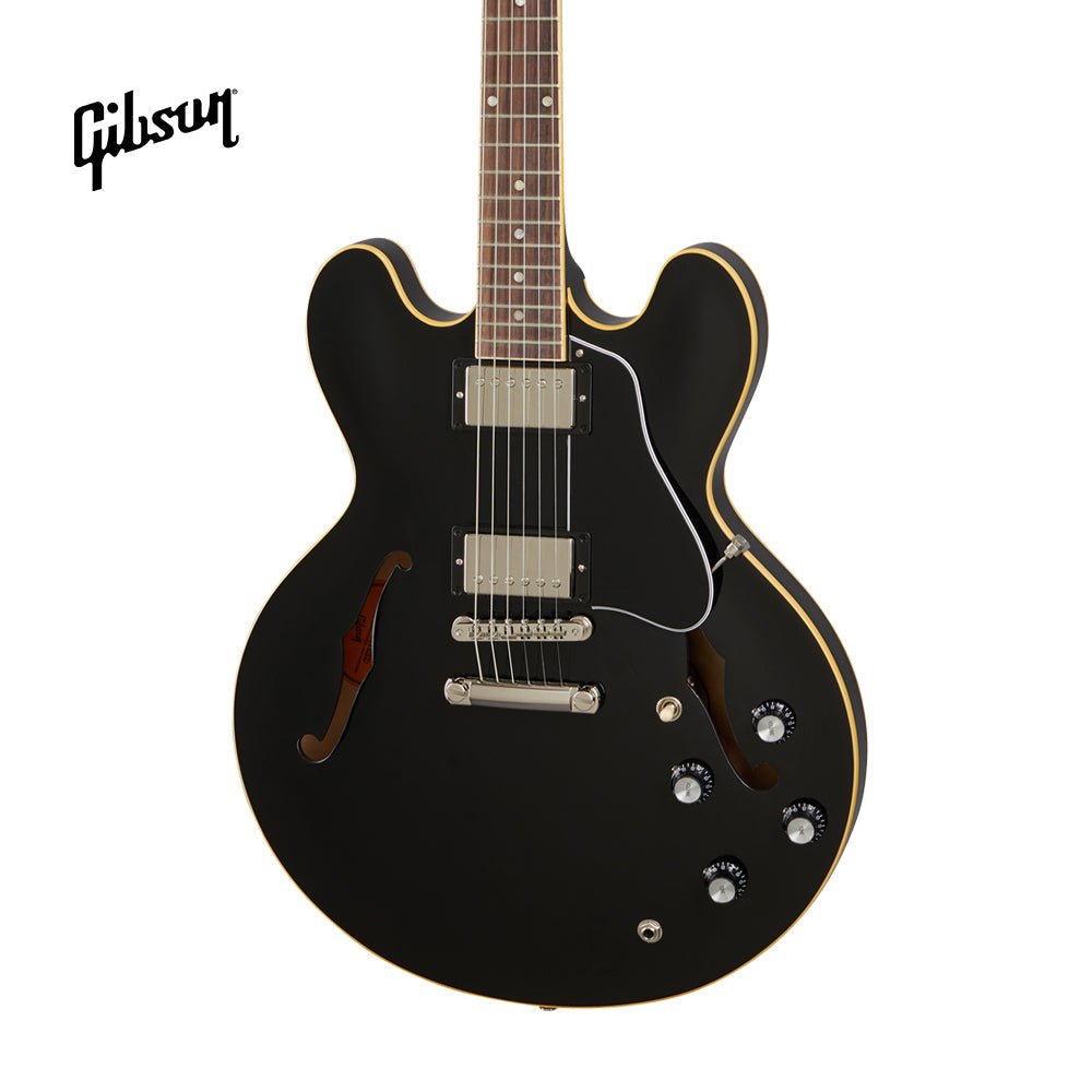 GIBSON ES-335 SEMI-HOLLOWBODY ELECTRIC GUITAR - VINTAGE EBONY