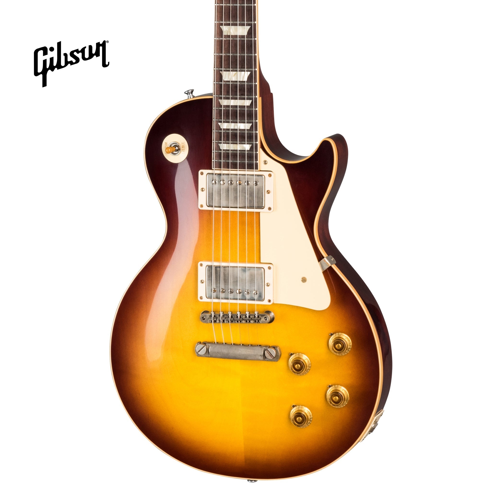 GIBSON 1958 LES PAUL STANDARD REISSUE VOS ELECTRIC GUITAR - BOURBON BURST