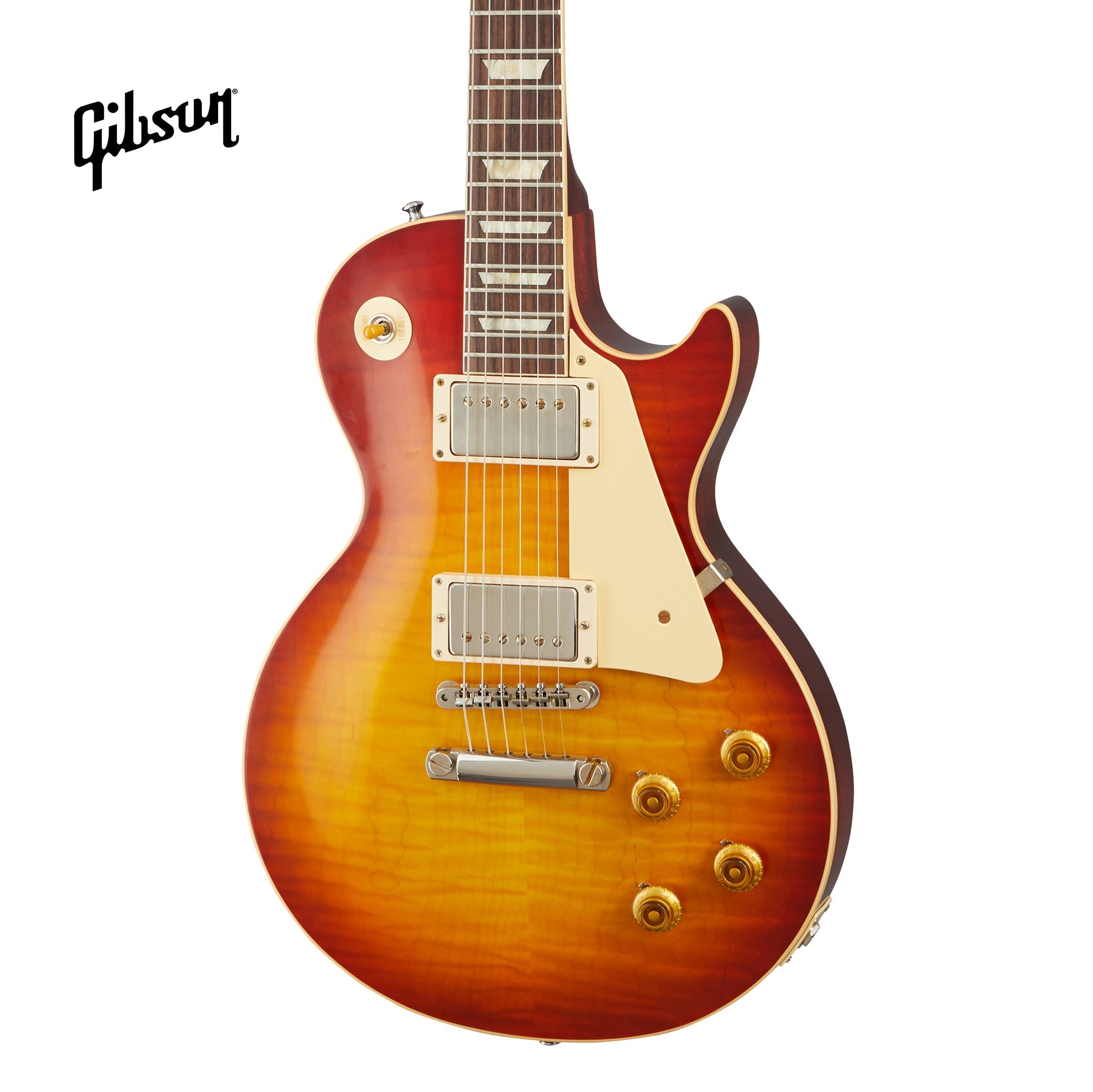 GIBSON 1959 LES PAUL STANDARD REISSUE VOS ELECTRIC GUITAR - WASHED CHERRY SUNBURST