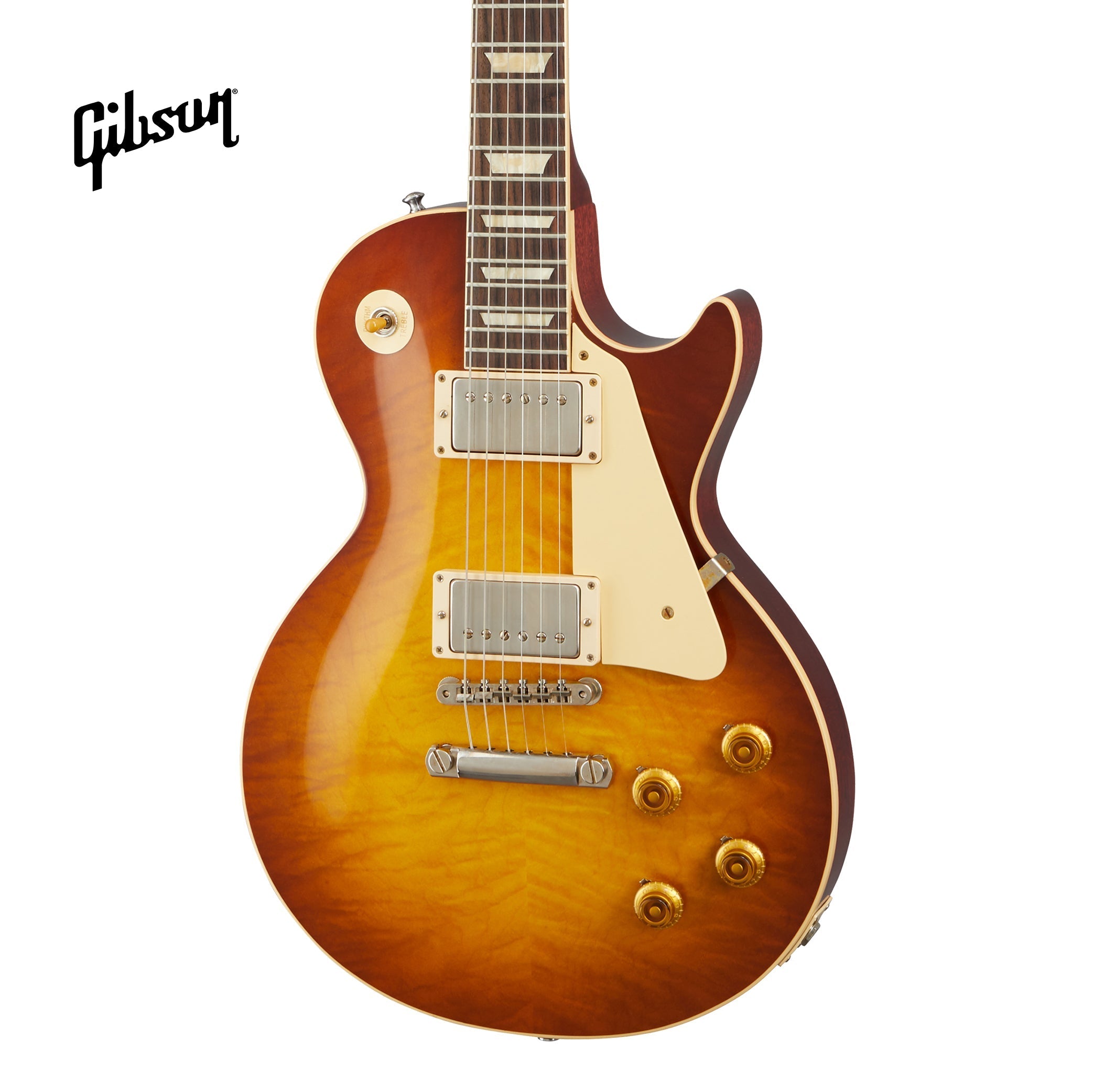 GIBSON 1959 LES PAUL STANDARD REISSUE VOS ELECTRIC GUITAR - ICED TEA BURST