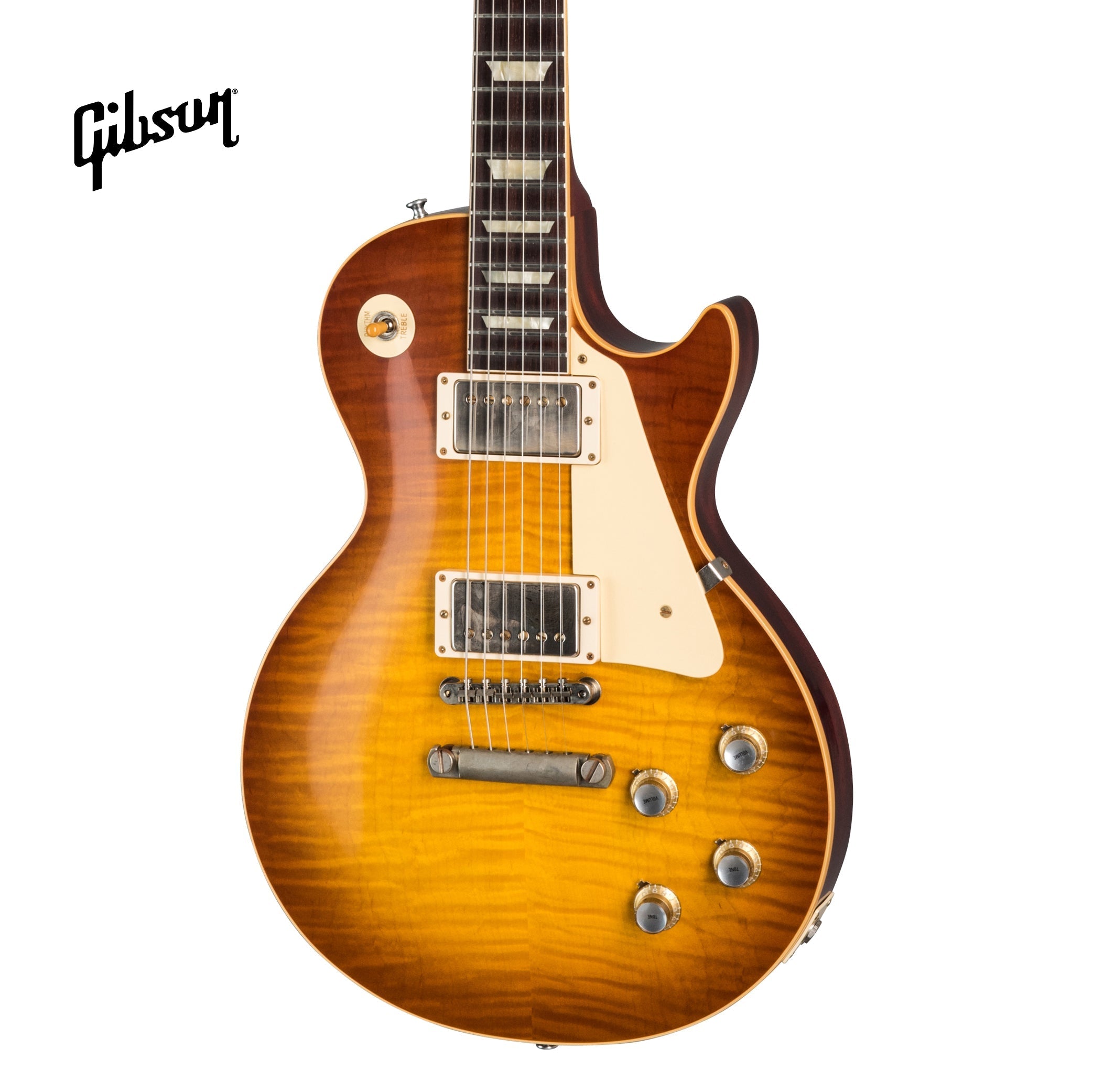 GIBSON 1960 LES PAUL STANDARD REISSUE VOS ELECTRIC GUITAR - ICED TEA BURST