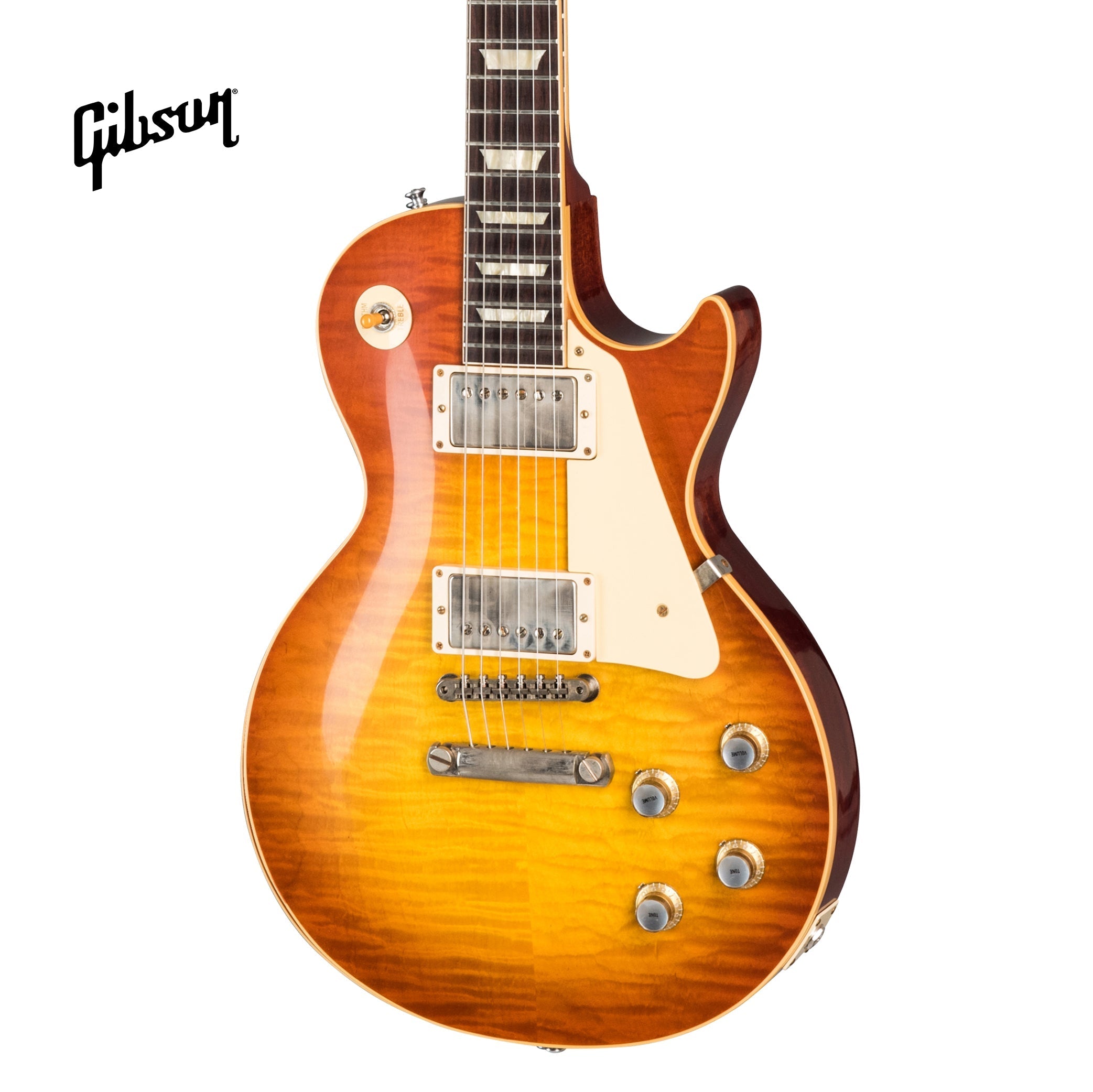 GIBSON 1960 LES PAUL STANDARD REISSUE VOS ELECTRIC GUITAR - TANGERINE BURST