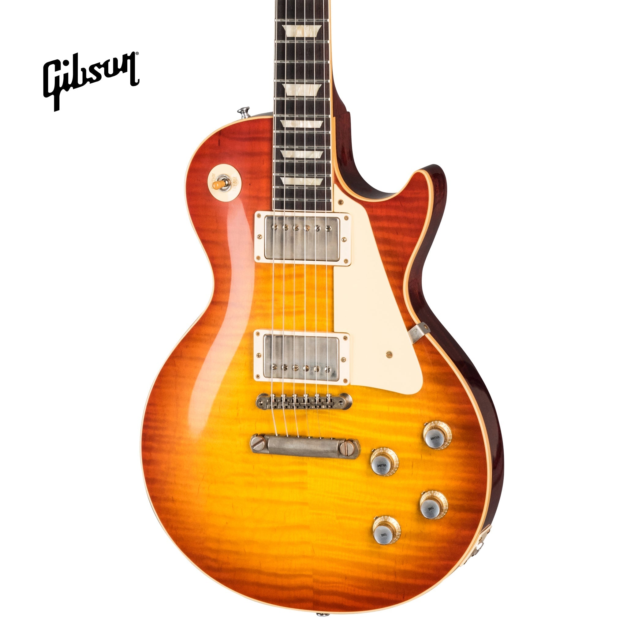 GIBSON 1960 LES PAUL STANDARD REISSUE VOS ELECTRIC GUITAR - WASHED CHERRY SUNBURST