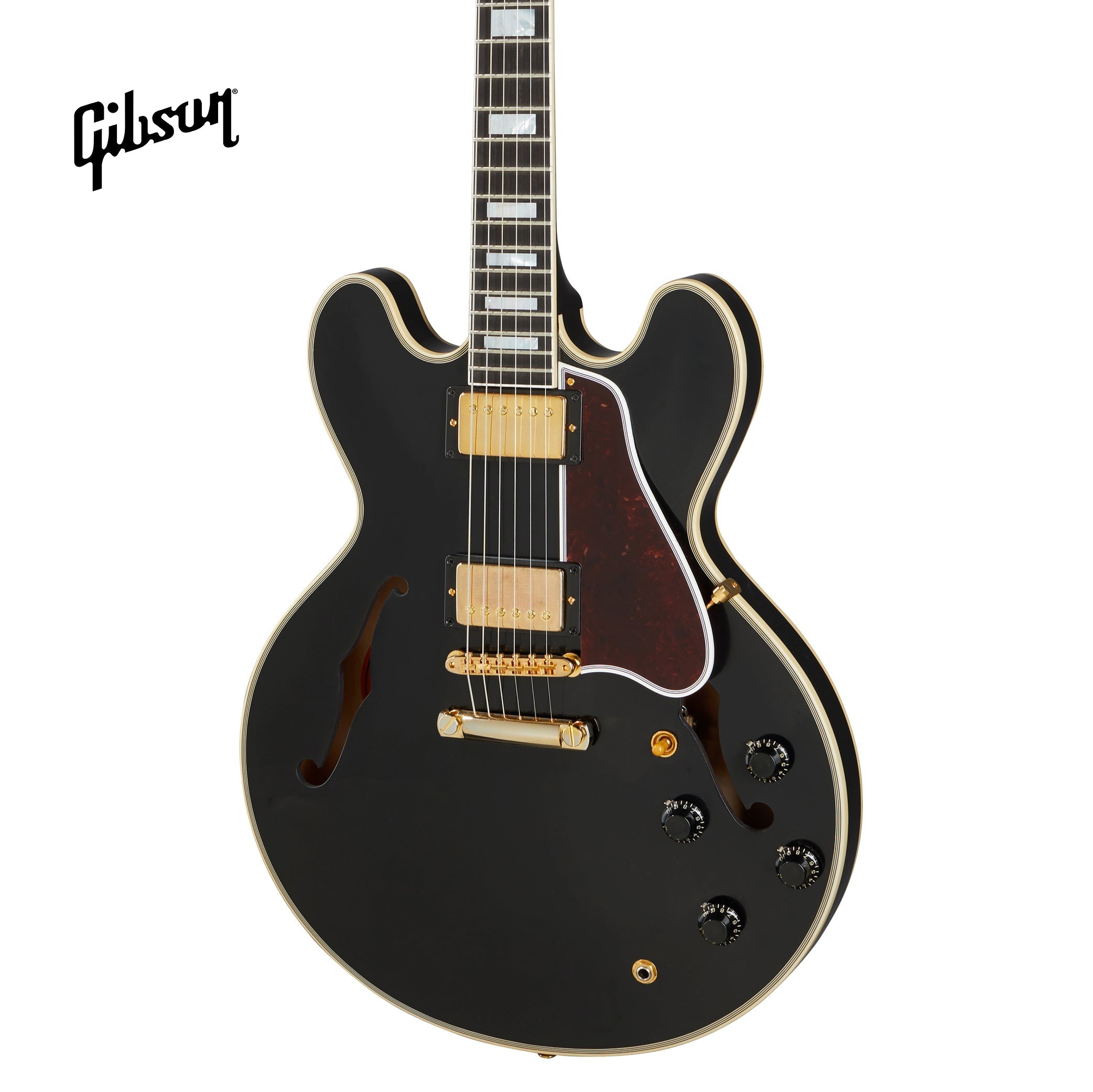 GIBSON 1959 ES-355 REISSUE STOP BAR VOS SEMI-HOLLOWBODY ELECTRIC GUITAR - EBONY